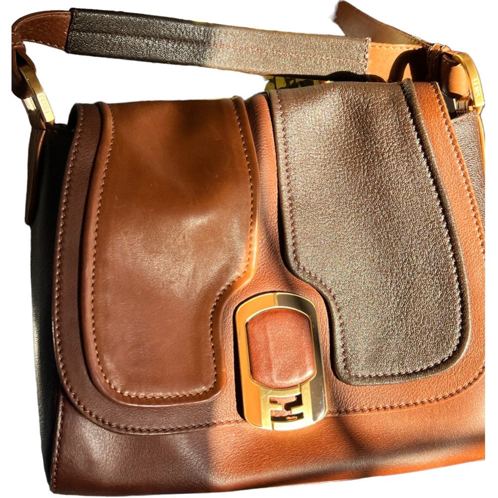 Fendi Purse with red strap.  ***Authentic*** with details.